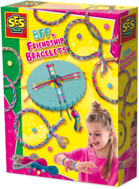 Ses creative - hobby pink - bff venskabsarmbånd - at lave piger - lave armbånd - 4 farver - fra 5 år