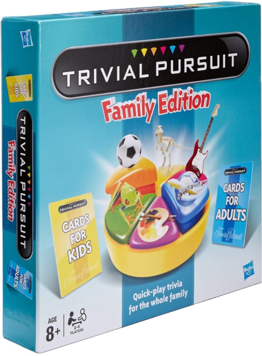 Hasbro gaming trivial pursuit: familieudgave brætspil (eng)