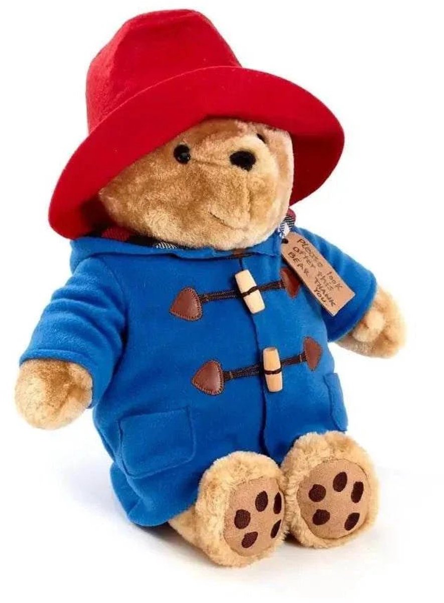 Rainbow designer paddington krammetøj - 30 cm - plys
