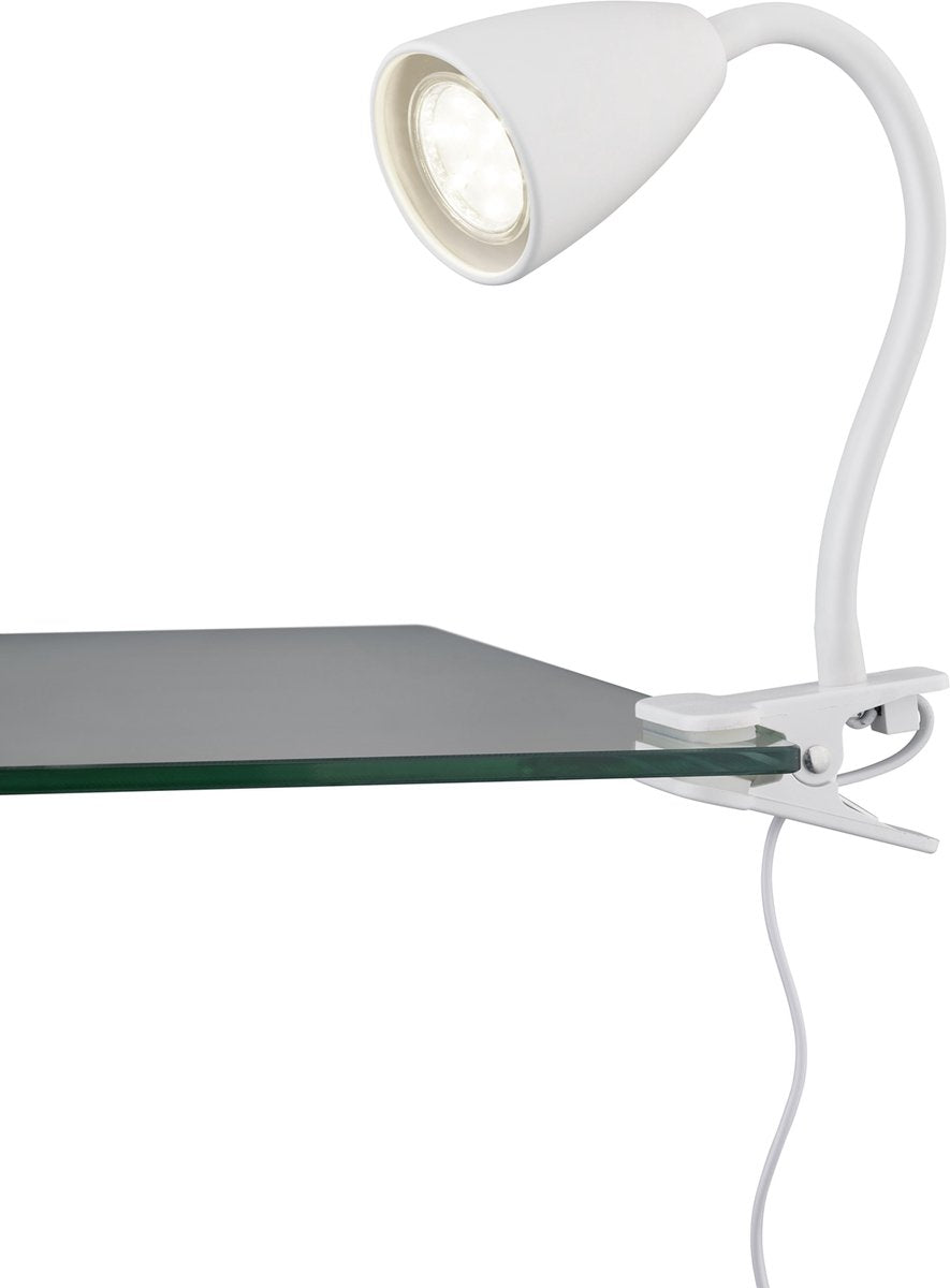 Trio wanda clamp lampe - hvid mat