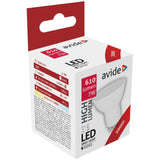 Avide LED spotlampe alu+plast 7w gu10 3000 kelvin varm hvid 610 lumen