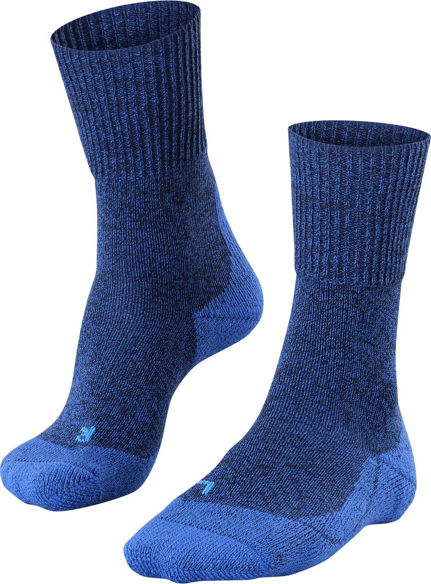 Falke tk1 uld anti-blister tykt uld funktionsmateriale gåstrømper herre blå - str. 42-43