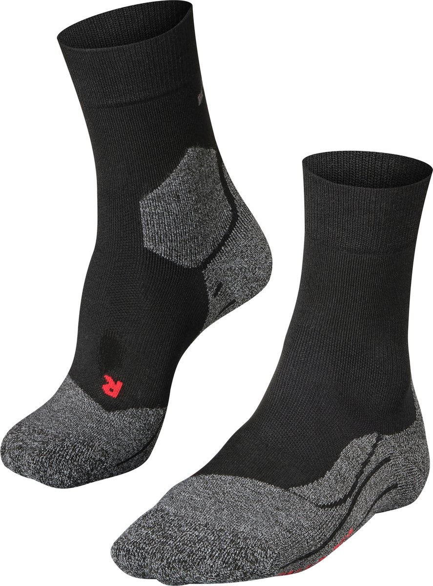 Falke ru3 anti-blister lyocell funktionelt materiale løbestrømper herre sorte - str. 39-41