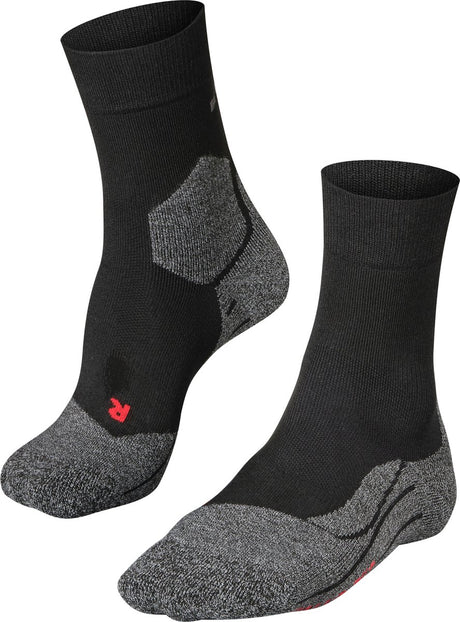 Falke ru3 anti-blister lyocell funktionelt materiale løbestrømper herre sorte - str. 42-43