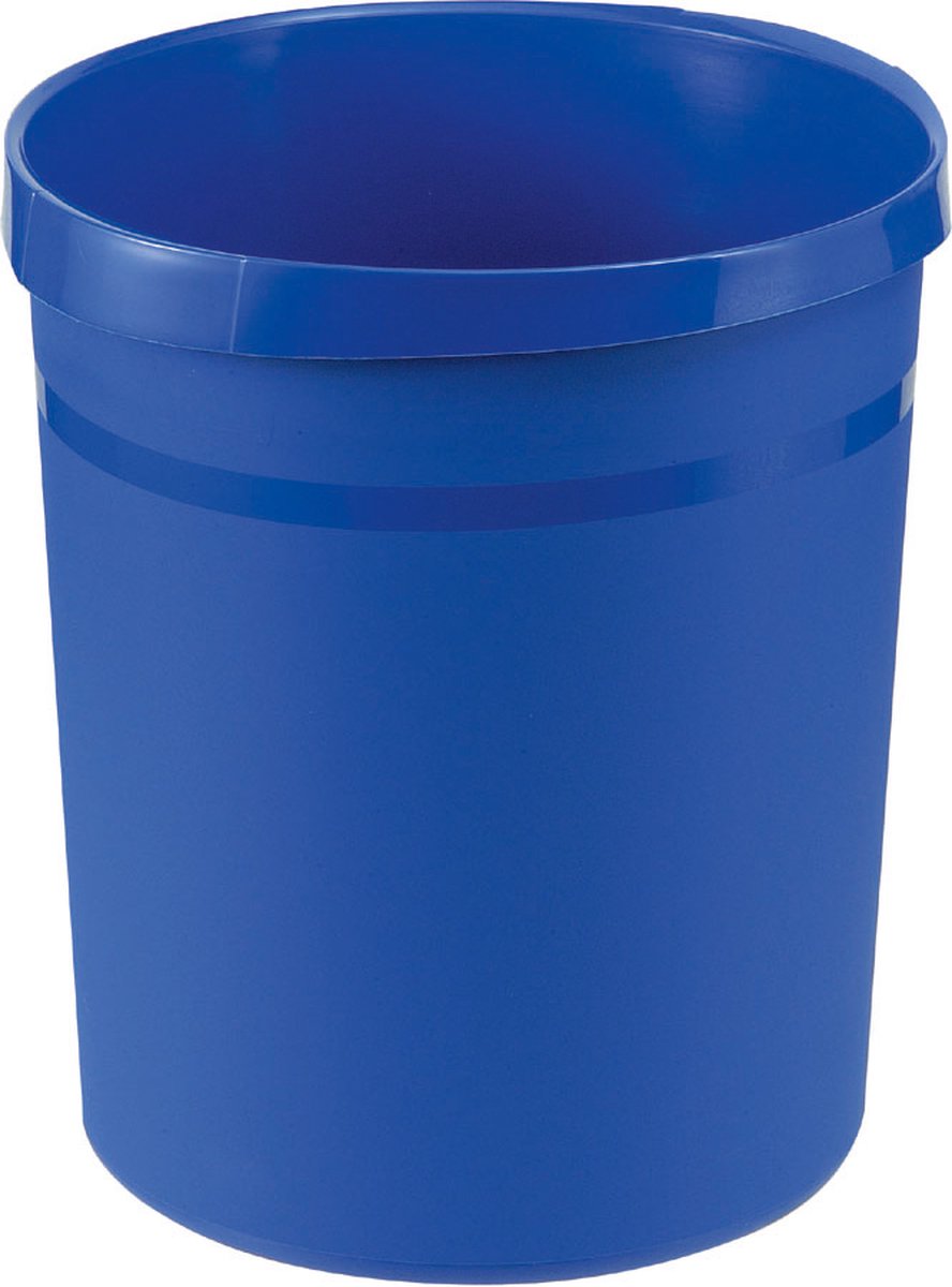 Han papirspand - greb - 18 liter - blå - højkvalitets plastik - ha-18190-14
