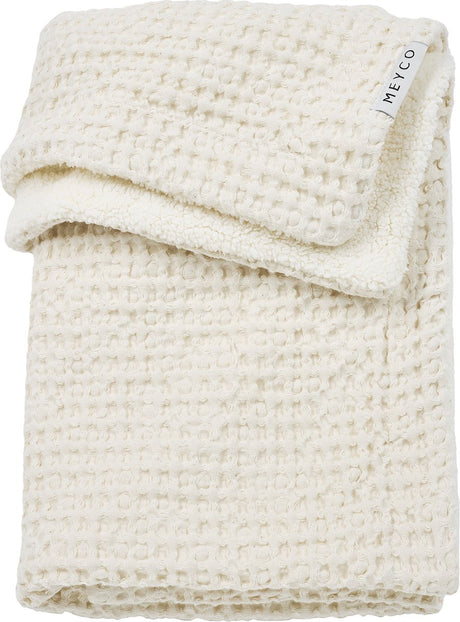 Meyco babyvaffelbamsetæppe - natur - 75x100 cm - 2,0 tom