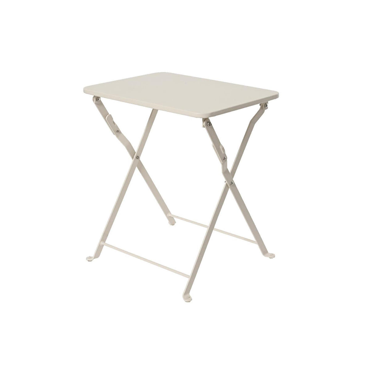 Decoris sidebord råhvidt stål 40x30x45cm