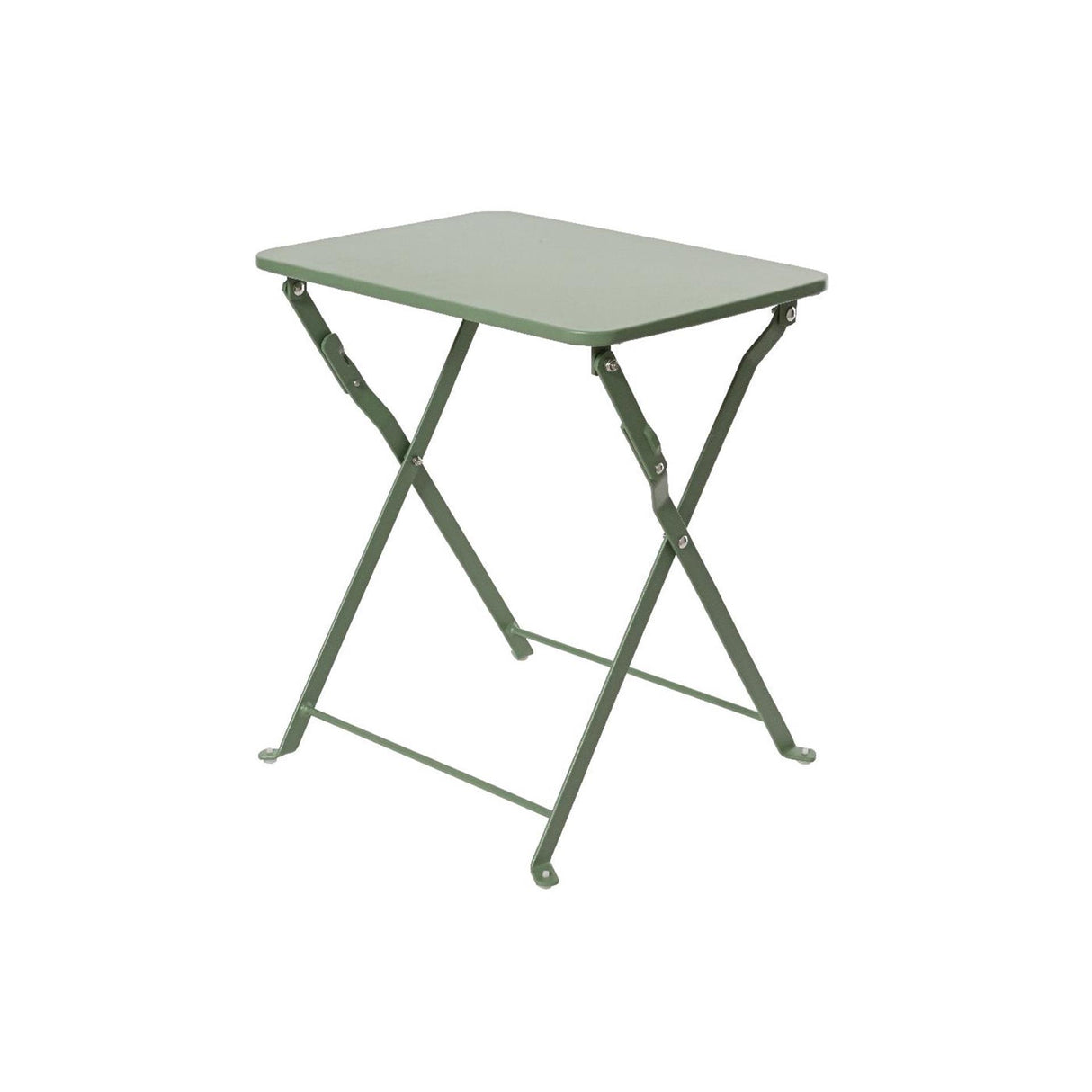 Decoris sidebord Göteborg stål udendørs grøn 40x30x45cm