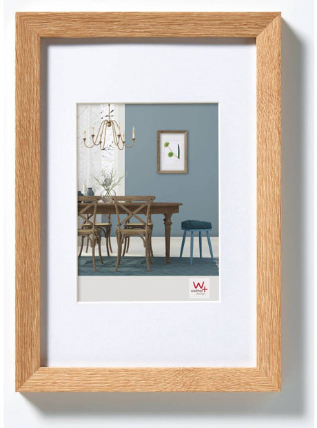Walther fiorito - mdf træramme - fotostørrelse 10x15 cm - lys eg