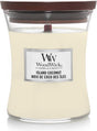 Woodwick timeglas medium duftlys - ø kokosnød - 60 brændende timer