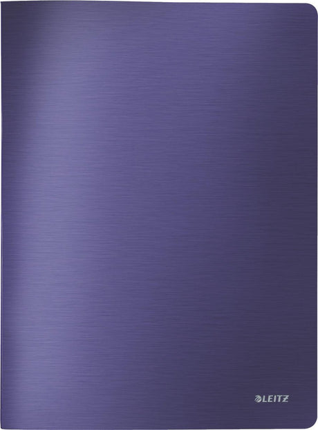 Leitz præsentationsbog stil 39580069 din a4 antal mapper: 20 titanium blå 1 stk.