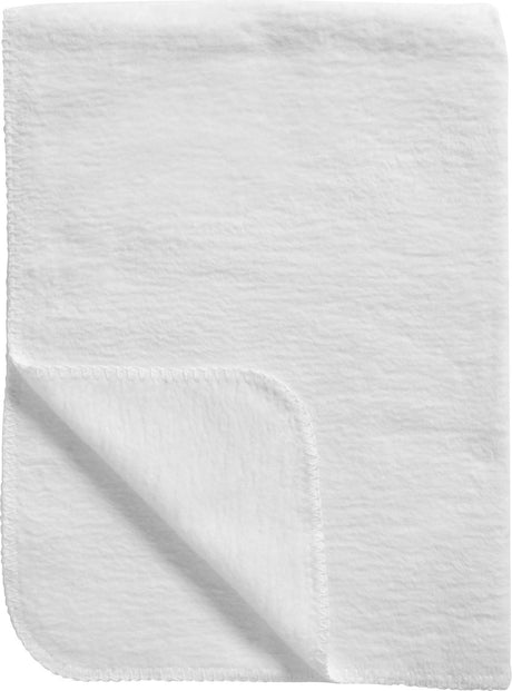 Meyco baby uni krybbetæppe - vævet - hvid - 75x100cm - 1,0 tom