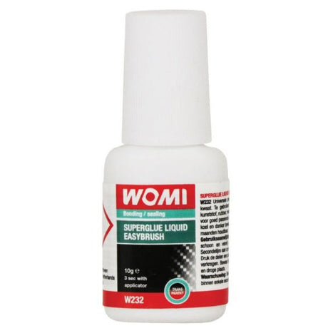 Womi superlim w232 – 10 g transparent – hurtigklæbende – præcis dosering – multimateriale