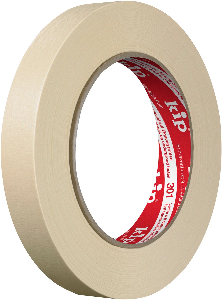 Kip maskering-tec malertape 18 mm - 300 crepe