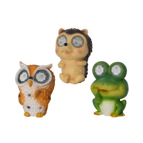 Lumineo solar animalsk polyresin 8x7,5x10cm