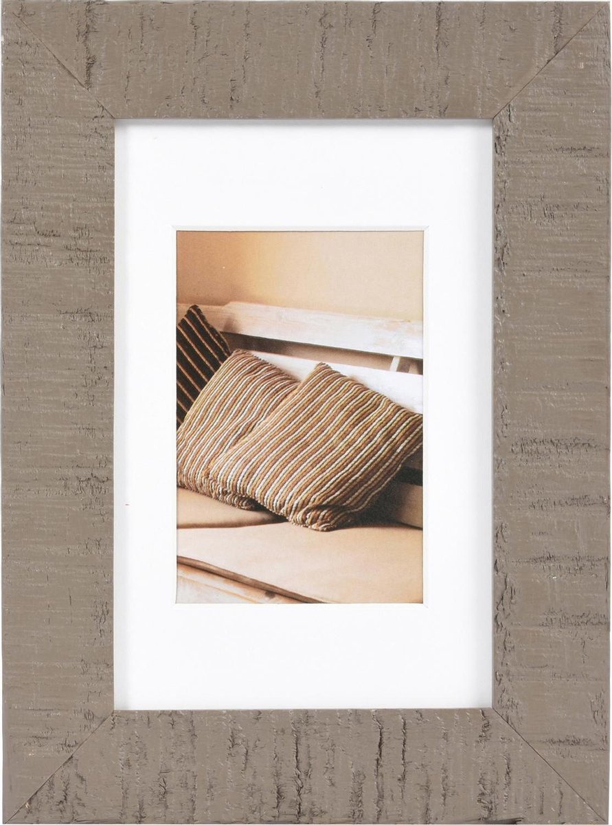 Henzo fotoramme - - drivtømmer - fotostørrelse 10x15 cm - brun
