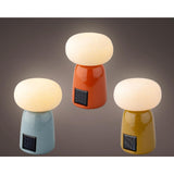 Lumineo solar bordlampe polyresin ø12,5x19cm