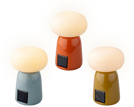 Lumineo solar bordlampe polyresin 12,5x19cm