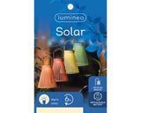 Lumineo solar lanterne plast h18,5cm