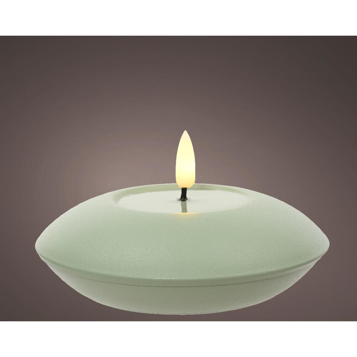 Decoris LED udendørs lysstrygejern ã˜12x6,5cm grøn