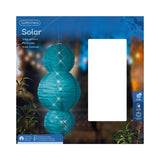 Lumineo solar lanterne nylon ø28x58cm assorteret varm hvid