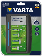 Varta oplader lcd universal oplader batterioplader aa aaa c universal oplader
