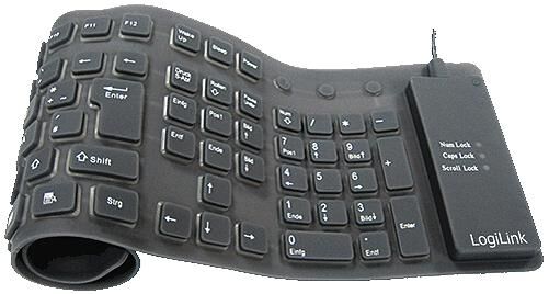 Logilink pc tastatur silikone tastatur