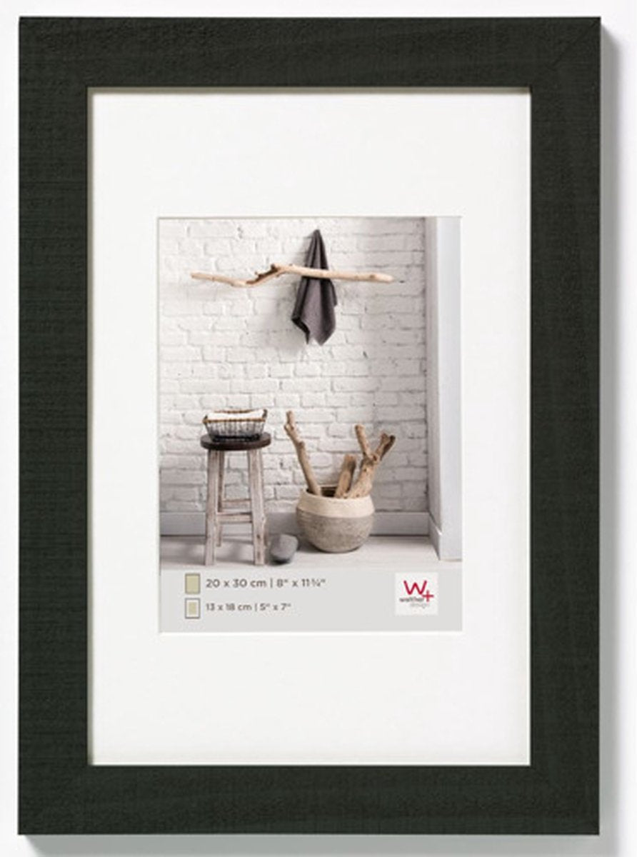 Walther home - træramme - fotostørrelse 30x40 cm - sort