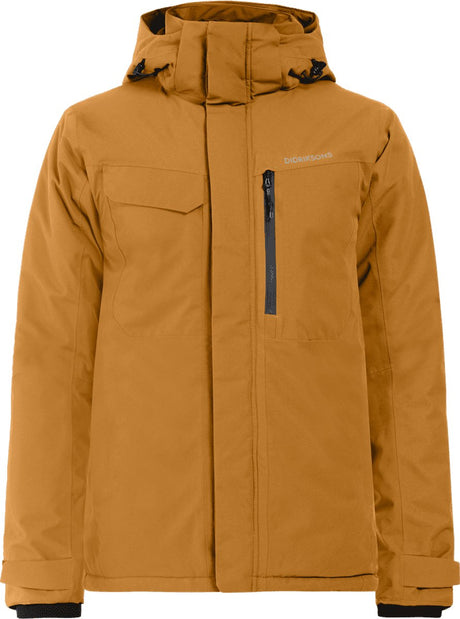 Didriksons trien usx jacket 2 heren outdoorjas - spice brown xl