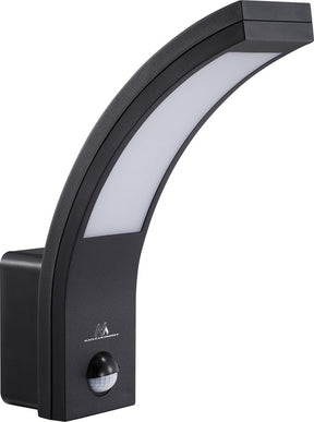 Maclean LED-lampe med bevægelsessensor, PIR-bevægelsessensor - sort - neutral hvid (4000k)