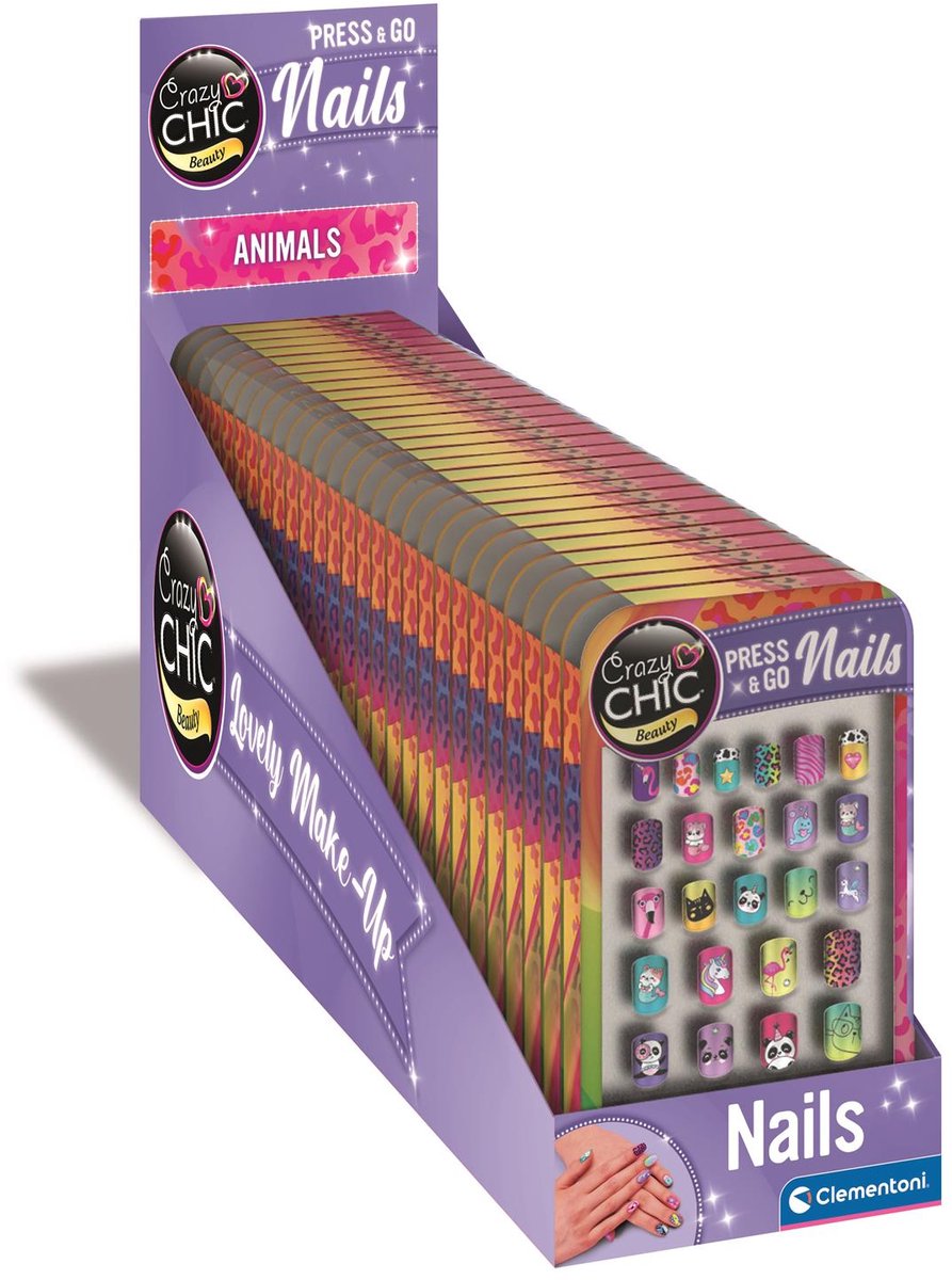 Clementoni crazy chic press go negle - dyr