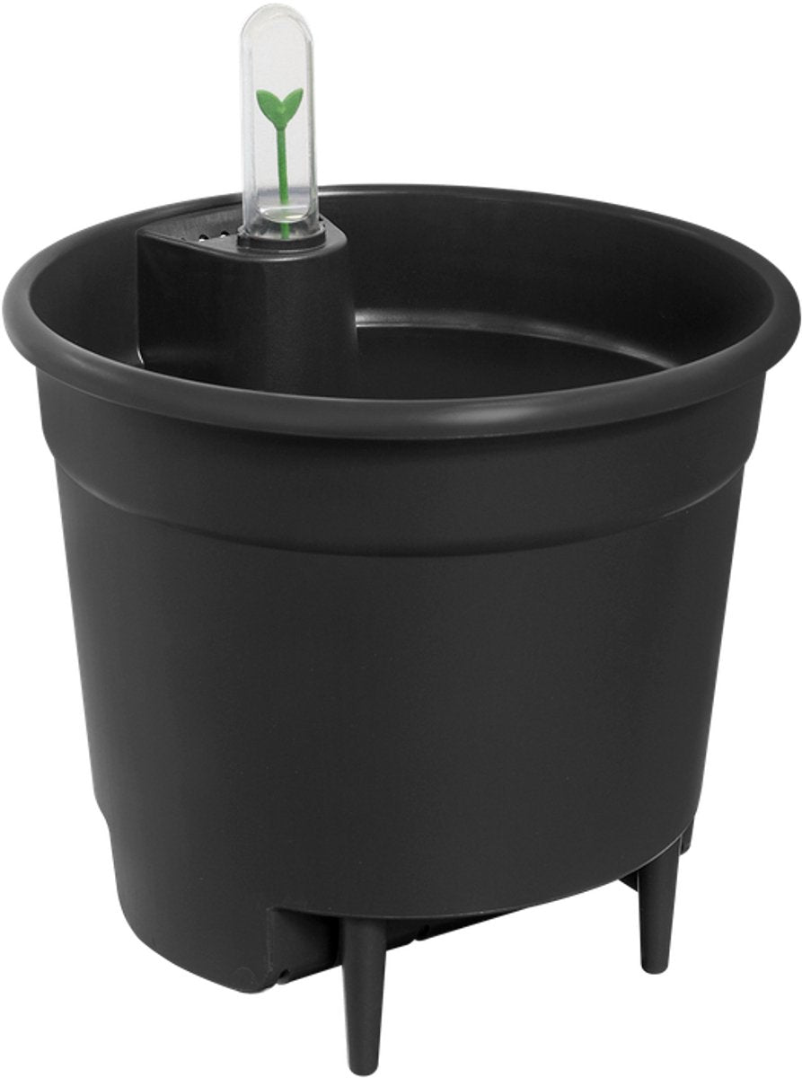Elho self-watering insert 21 - binnenpot met watermeter - ø 20.7 x h 19.5 cm - living black
