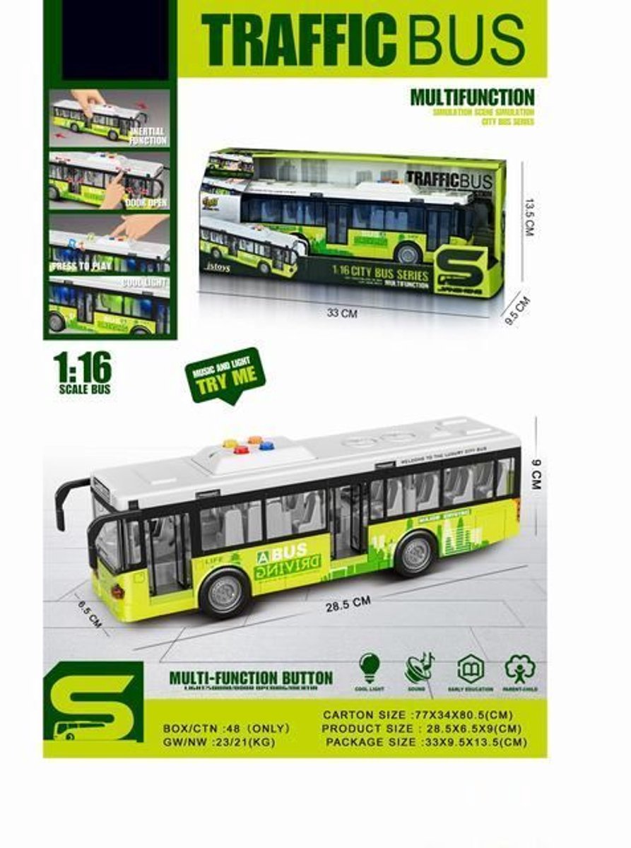 Amuuso friktionsbus (lys, musik, dør kan åbnes).