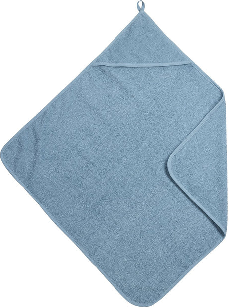 Meyco baby uni badekappe - frotté - jeans blå - 75x75cm