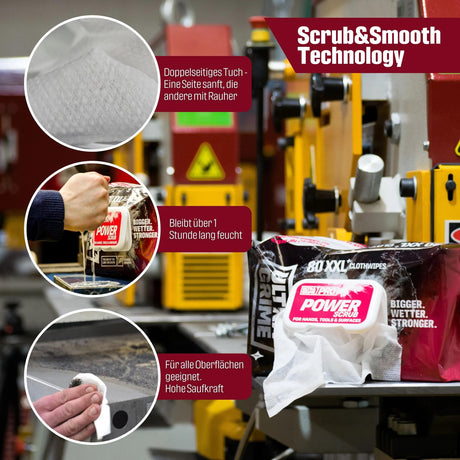 Ultragrime® rengøringsklud pro skrubbeklud. power skrubbeklud ult grime pro, 1 stk. en 80 stk.