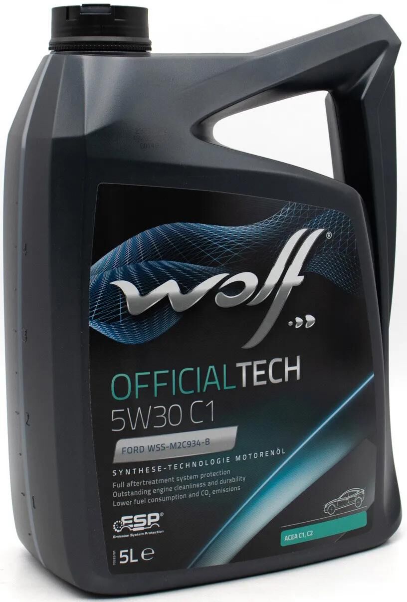 Wolf motorolie officialtech c1 motorolie 5w30 5l off.tech c1