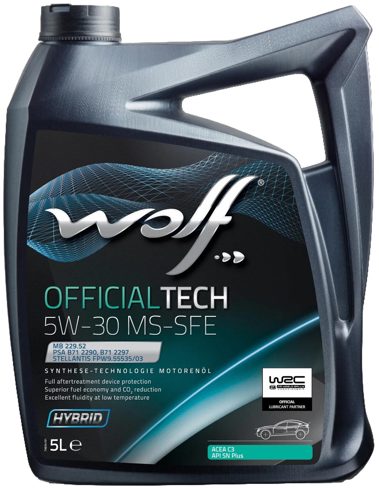 Wolf motorolie officialtech ms-sfe motorolie 5w30 5l off.tech ms-sfe