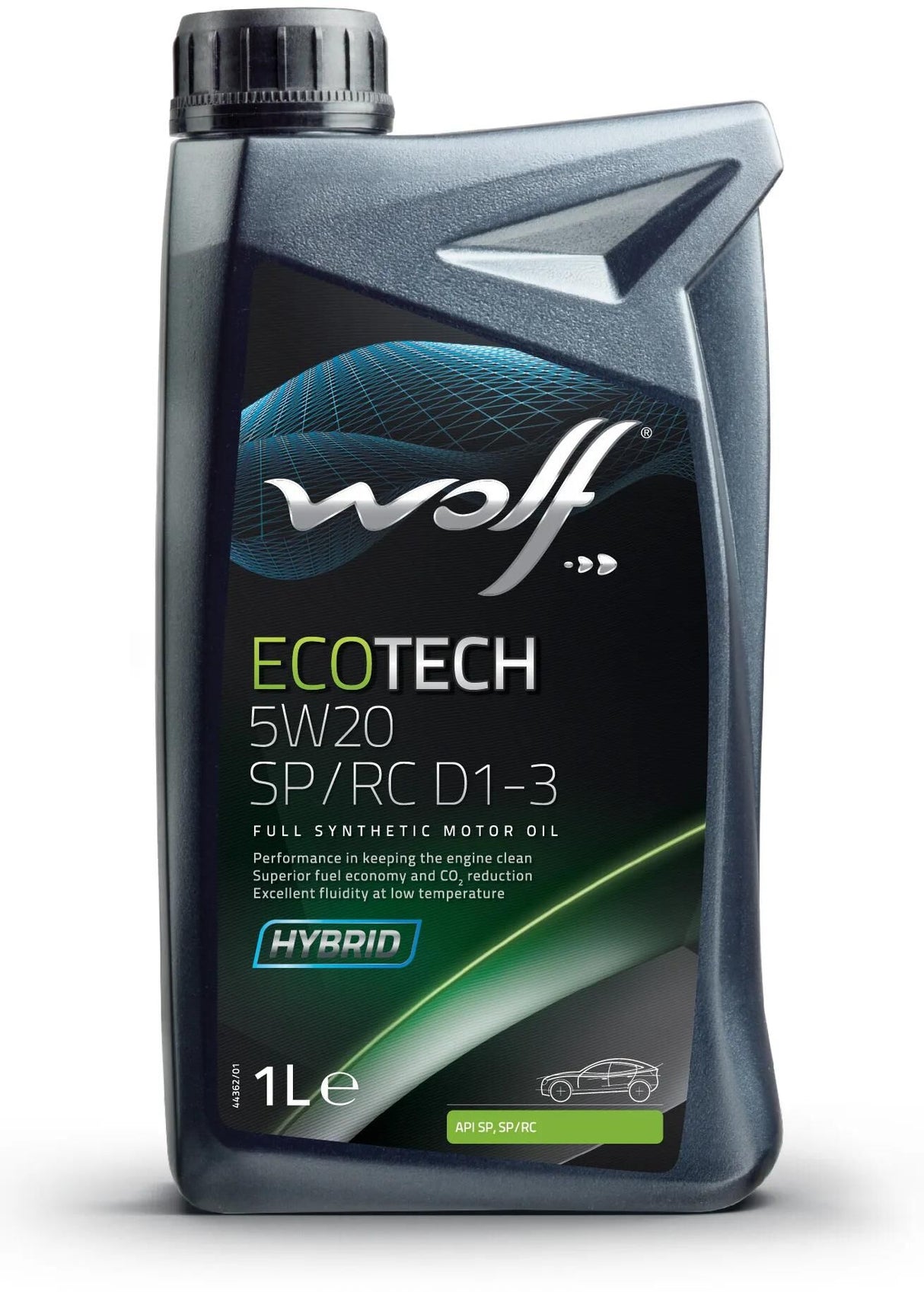 Wolf motorolie ecotech sp rc d1-3 motorolie 5w20 1l ecotech sp rc d1-3