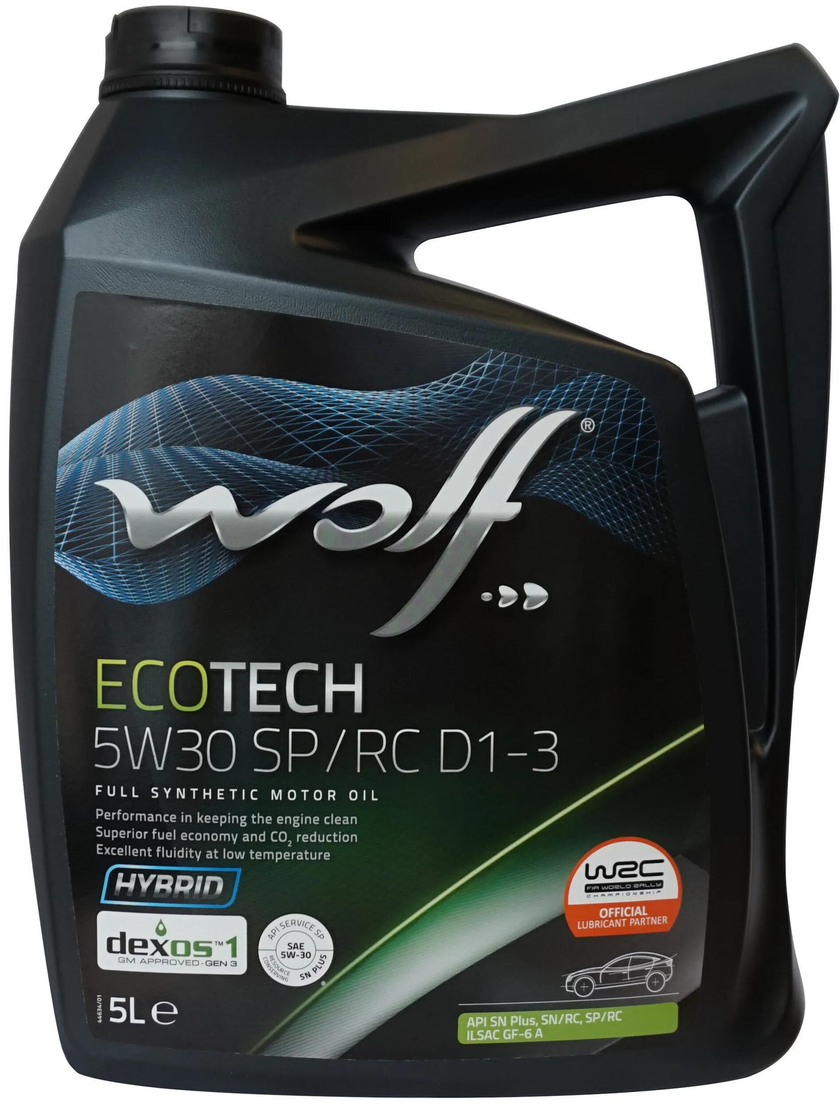 Wolf motorolie ecotech sp rc d1-3 motorolie 5w30 5l ecotech sp rc d1-3