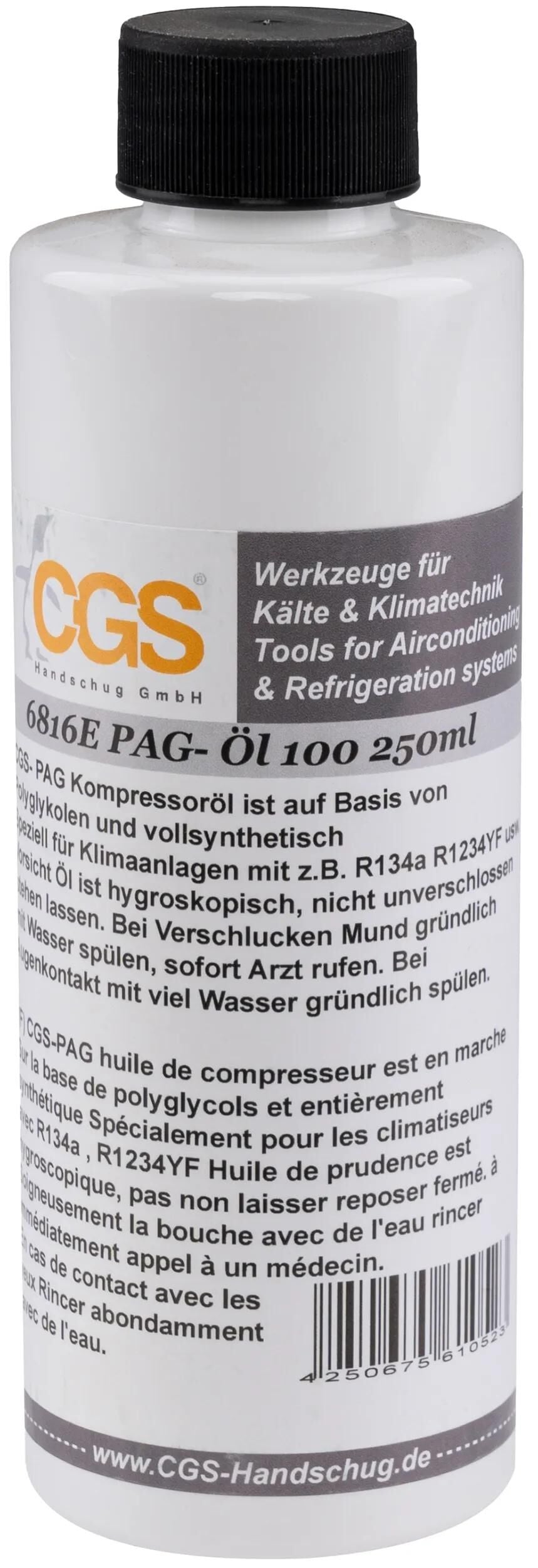 Cgs klima kontrol olie pag öl pag oel 250ml iso100