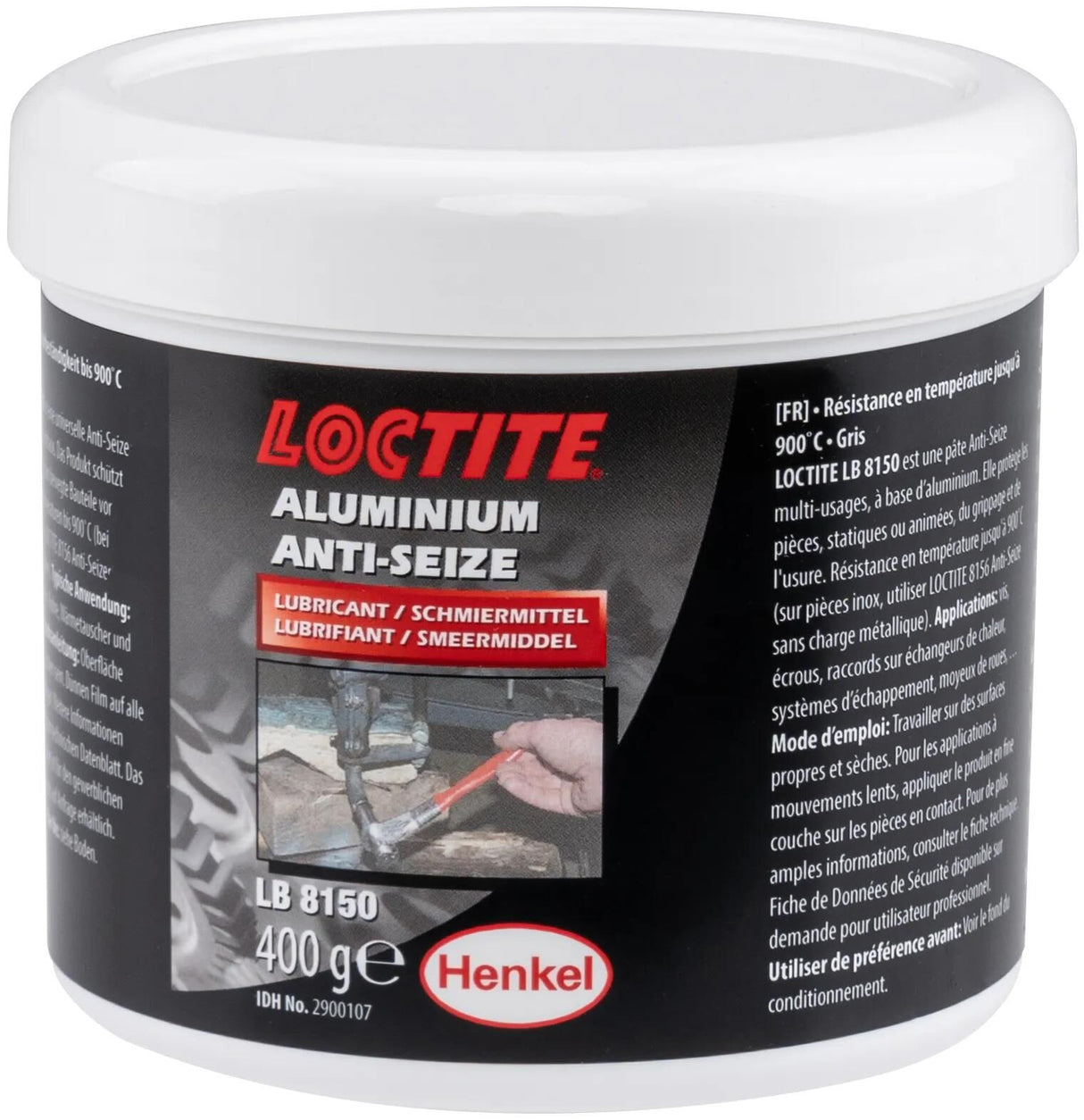 Loctite monteringspasta lb aluminium anti-seize 400g dåse lb 8150