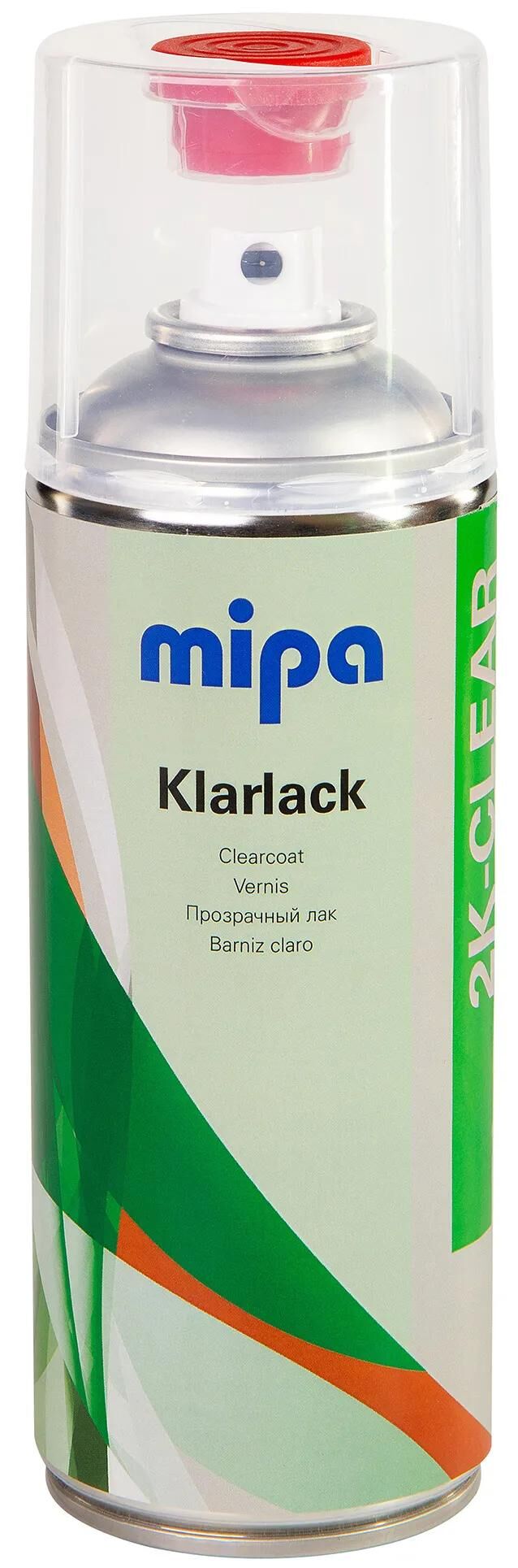 Mipa klarlak 2k klar malingsspray 400m højglans
