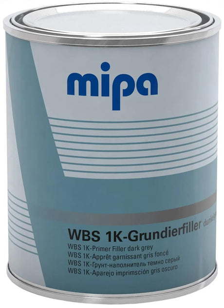 Mipa filler til primer wbs 1k wbs 1k primer filler mørkegrå