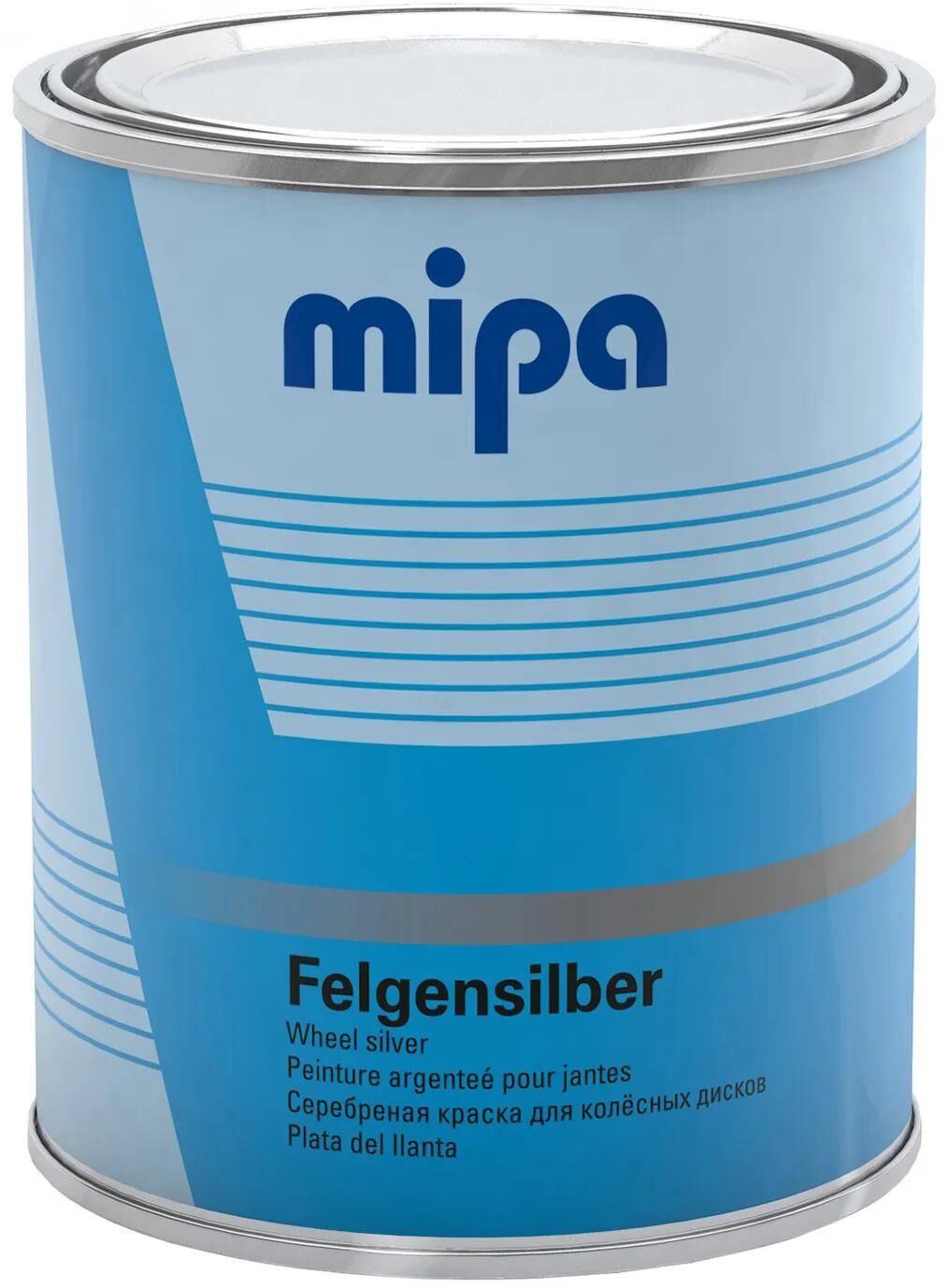 Mipa topcoat lys sølv fælg sølv 1 ltr.