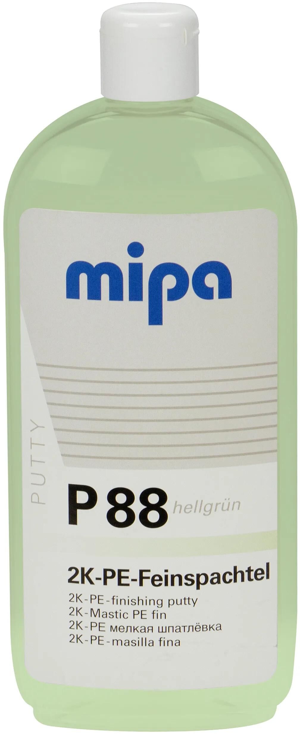 Mipa filling pasta p88 ds.putty p88 850ml lysegrøn inkl.hae
