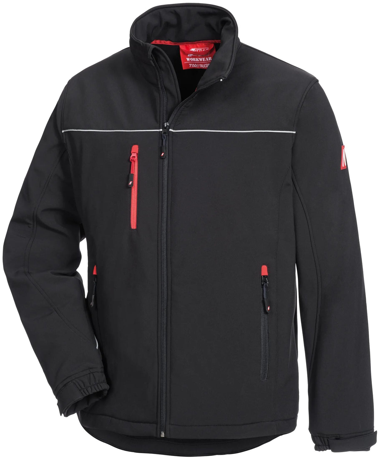 Nitras sikkerheds softshell jakke motion tex let softshell jakke str. xl motion tex lys sort