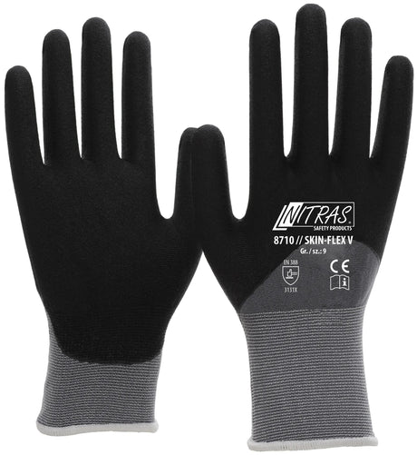 Nitras safety fleksibel arbejdshandske skin flex v handske str. 7 skin flex v
