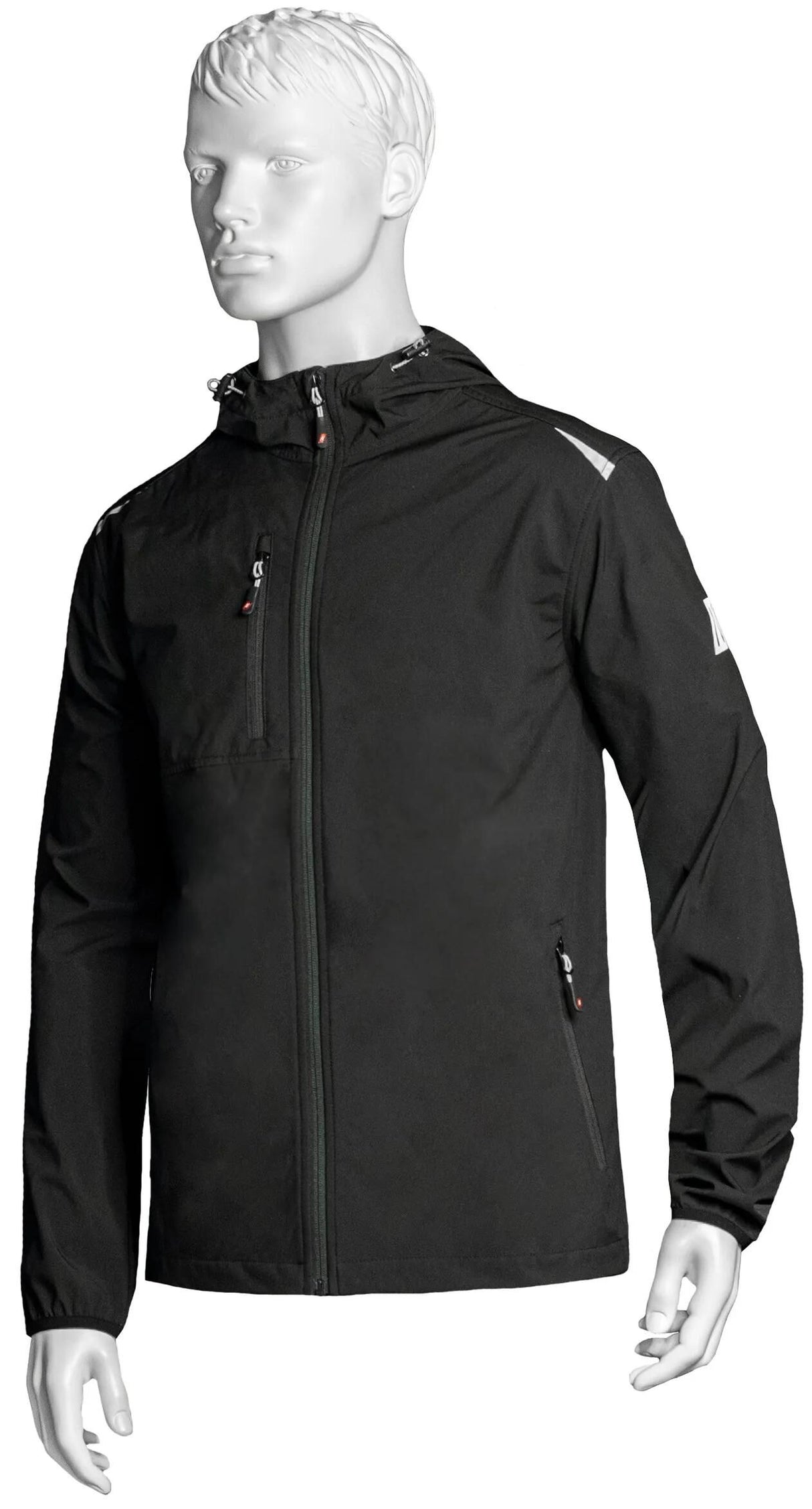 Nitras sikkerheds vindjakke motion tex light jakke sort gr.l motion tex light