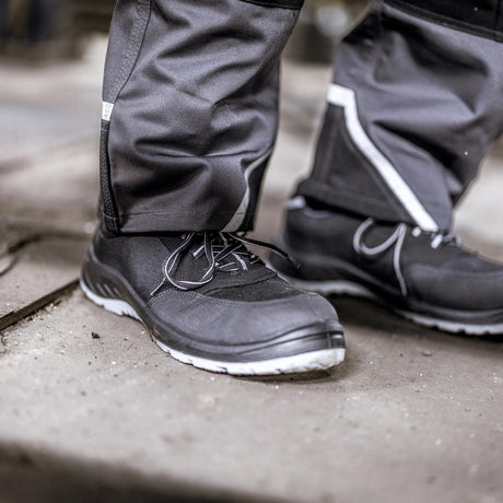 Nitras sikkerhedshalbschuh solid step sikkerhedssko str. 42 nitraer ensfarvet tringrå