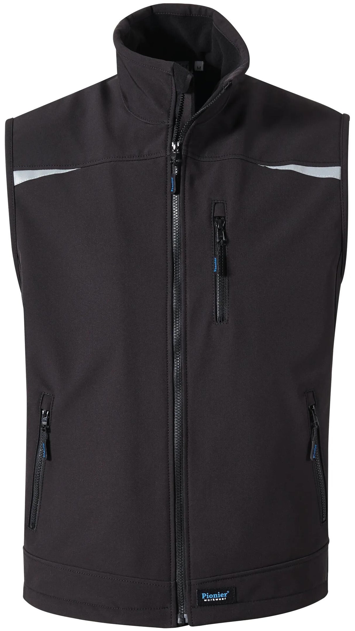 Pionier workwear softshell vest uni softshell vest str. m pioner sort
